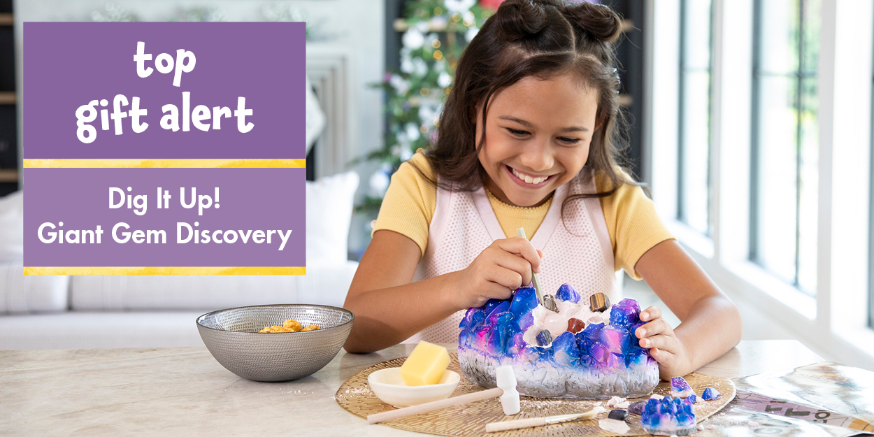 Top gift alert. Dig It Up! Giant Gem Discovery