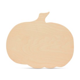 Woodpeckers Crafts, DIY Unfinished Wood 11" Pumpkin Cutout, Pack of 3