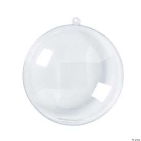Small DIY Clear Disc Ornaments - 24 Pc.