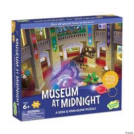 Museum at Midnight Seek and Find Glow Puzzle
