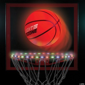 Glow Basketball Court Set with Bonus Hoop Lights