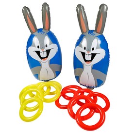 15" x 34" Looney Tunes™ Bugs Bunny Inflatable Ring Toss Game - 7 Pc.