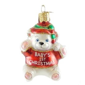 Old World Christmas First Baby Ornament
