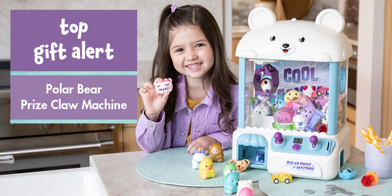 Top gift alert. Polar Bear Prize Claw Machine.
