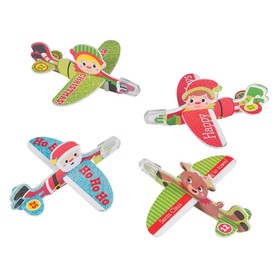 3 3/4" x 3" Bulk 48 Pc. Mini Christmas Character Foam Gliders