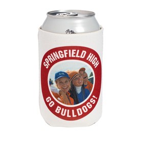Custom Photo Premium Team Spirit Can Coolers - 12 Pc.