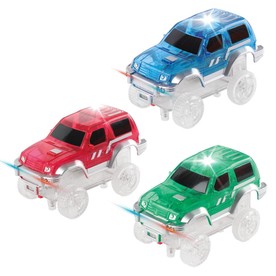 PicassoTiles 3 PC Toy Race Cars for Toy Race Car Track for Kids 3+