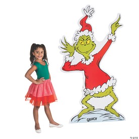 43 1/2" x 6 Ft. Dr. Seuss™ The Grinch Life-Size Cardboard Cutout Stand-Up