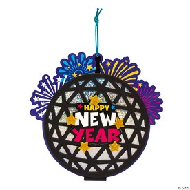 New Year’s Eve Ball Drop Sign Craft Kit - Makes 12
