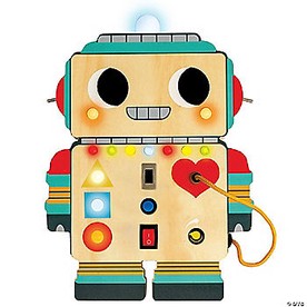 Blinkity Bot Light Up Busy Board for Toddlers