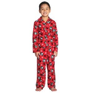 Kids’ Mickey Mouse Festive Christmas Pajamas - Small