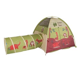 Pacific Play Tents: Jungle Safari Tent and Tunnel Combo