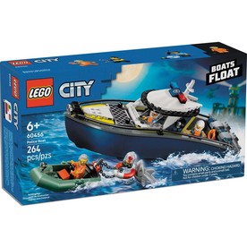 LEGO® City Police Boat Chase Building Toy 60456