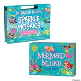 Mermaid Island Game and Sparkle Mosaics with FREE Diary
