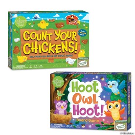 Count Your Chickens and Hoot Owl Hoot: Set of 2