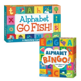 Alphabet Bingo! & Alphabet Go Fish!: Set of 2