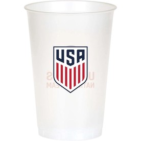 USMNT World Cup 2026 U.S. Men's Soccer Multicolored Plastic Cups, 20 oz., 32 ct.