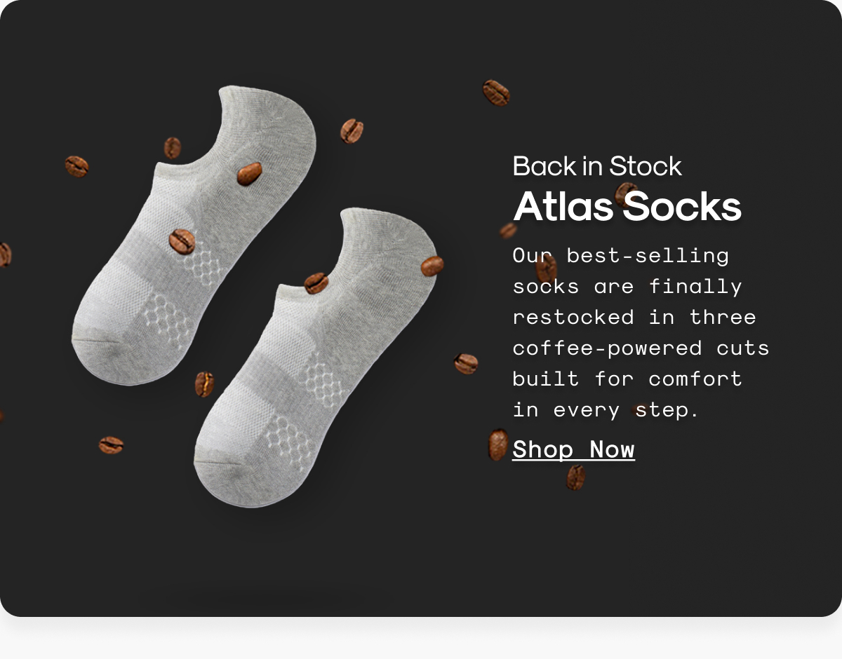 Back in Stock: Atlas Socks