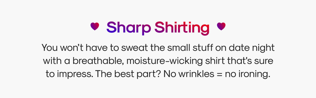 Sharp Shirting
