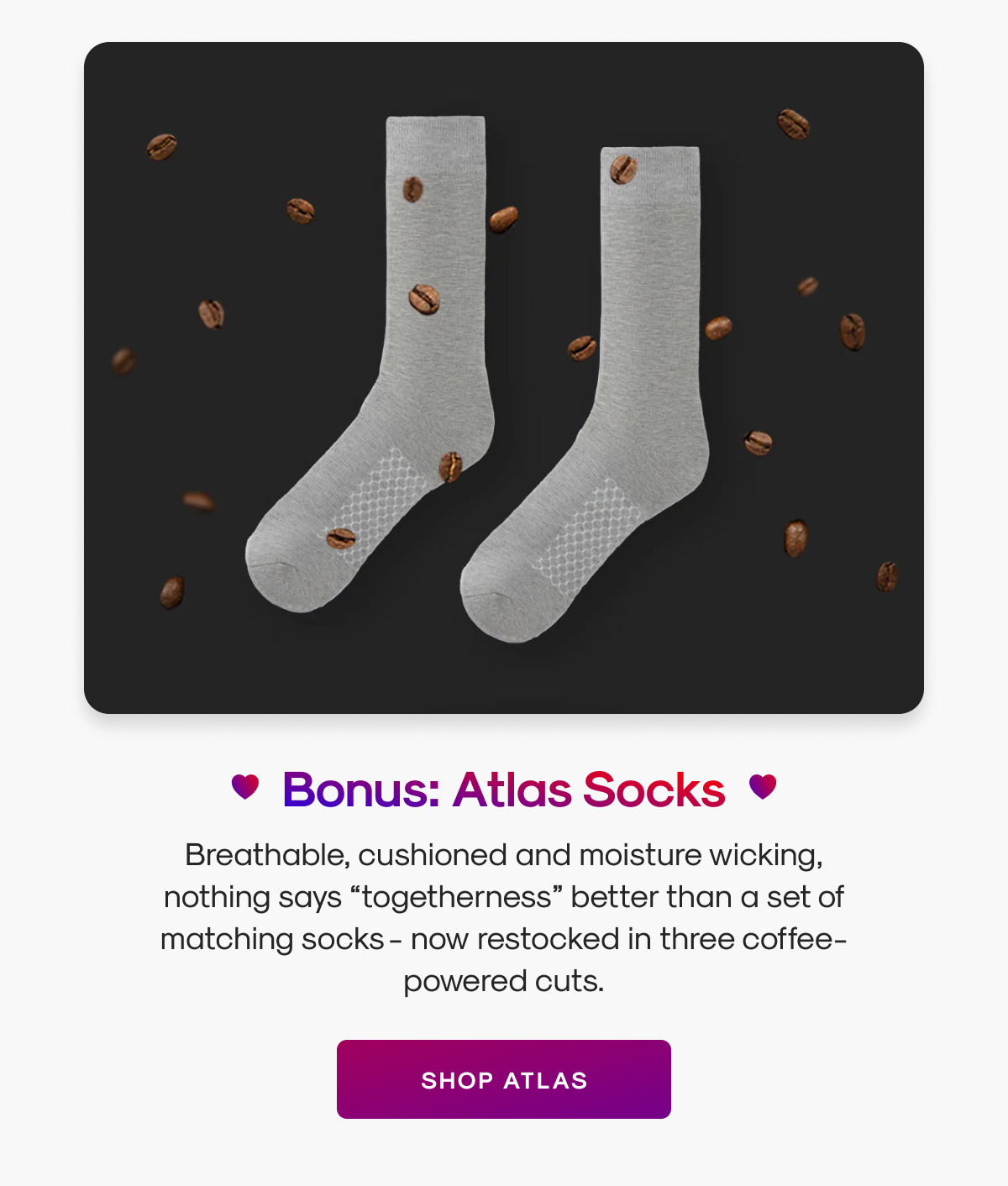 Bonus: Atlas Socks