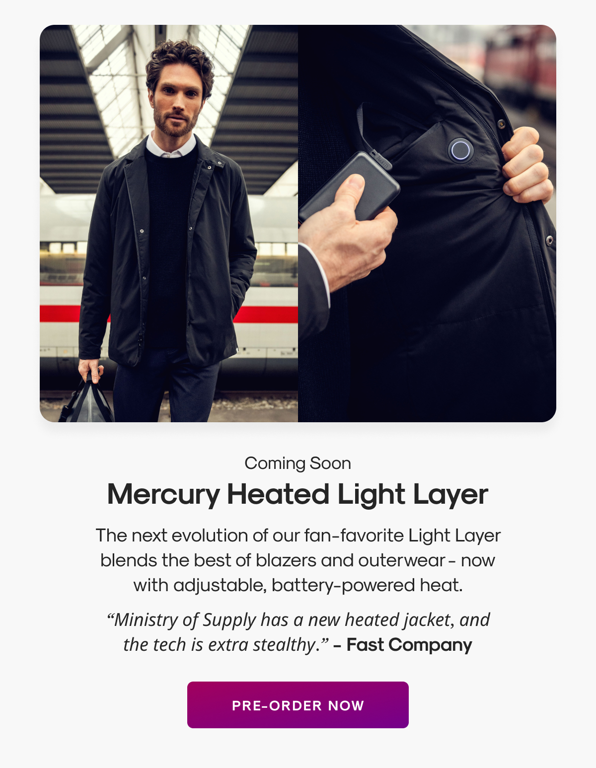 Coming Soon: Mercury Heated Light Layer