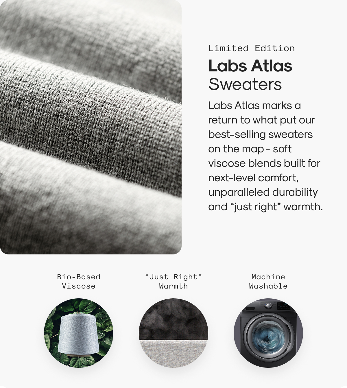Limited Edition: Labs Atlas Sweaters