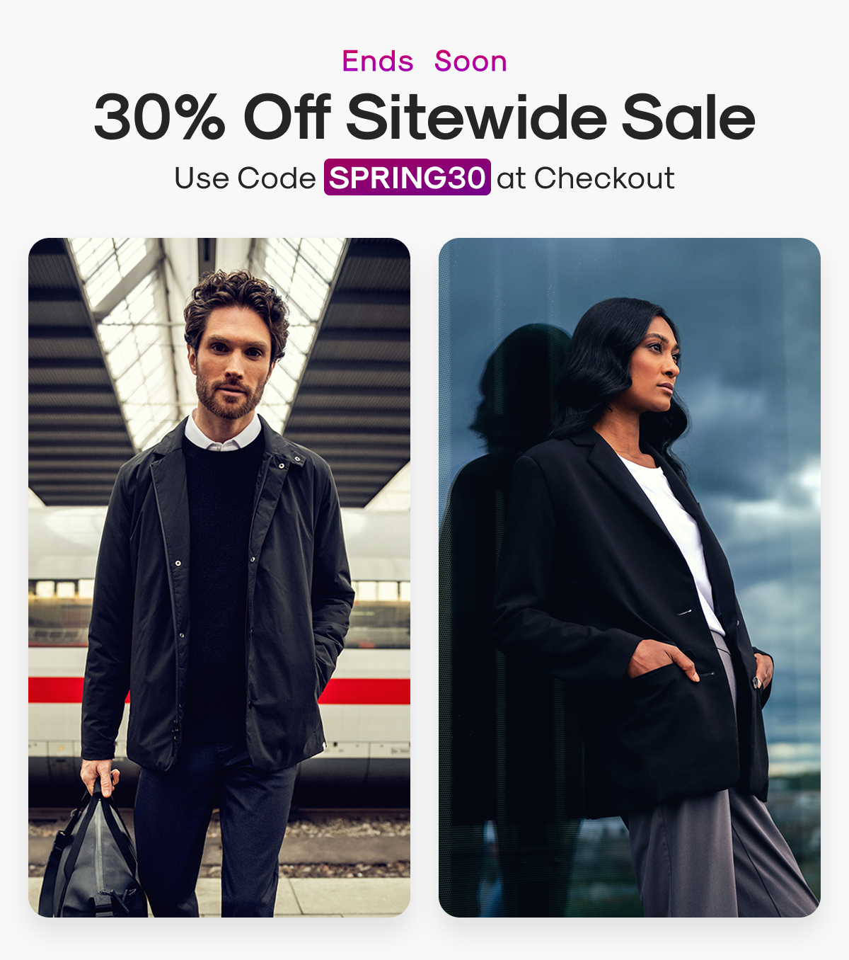 Ends Soon: 30% Off Sitewide Sale