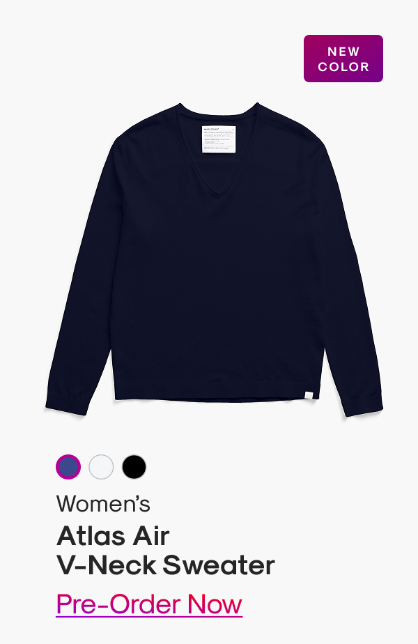 Women's Atlas Air V-Neck Sweater