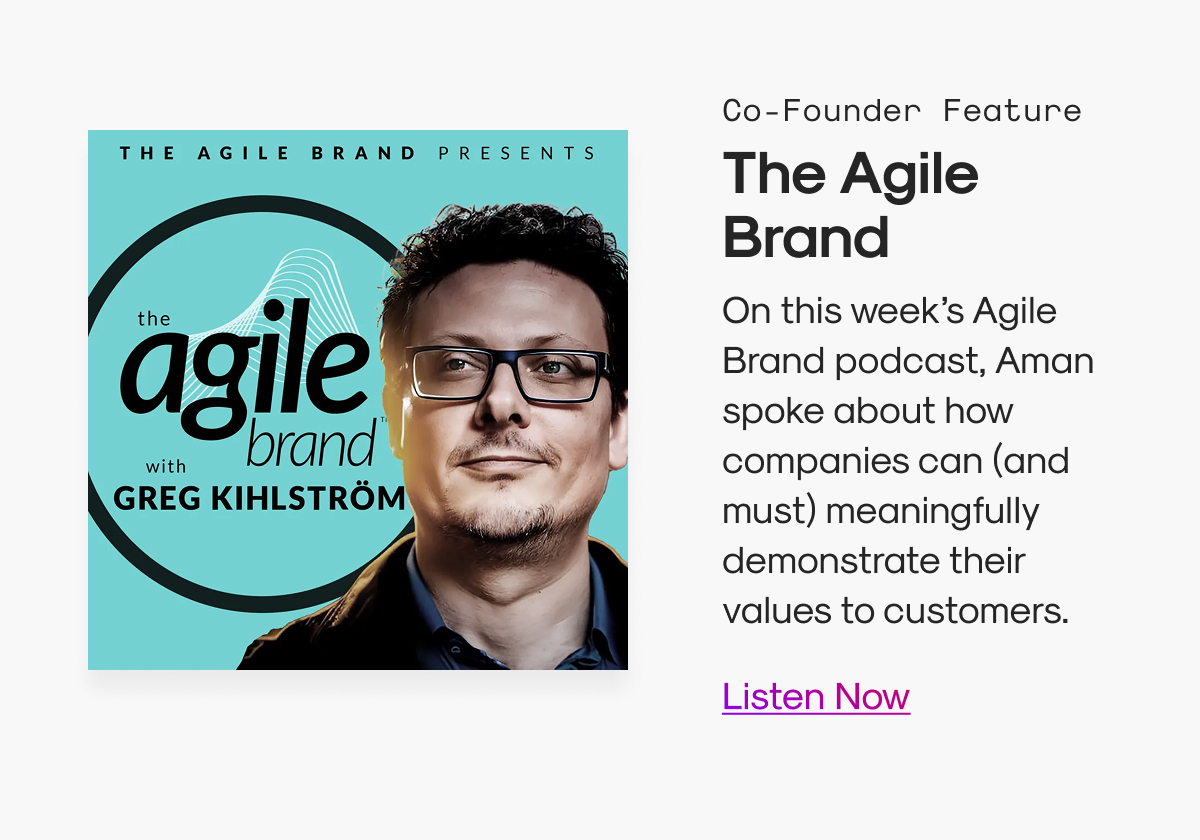 Co-Founder Feature: The Agile Brand