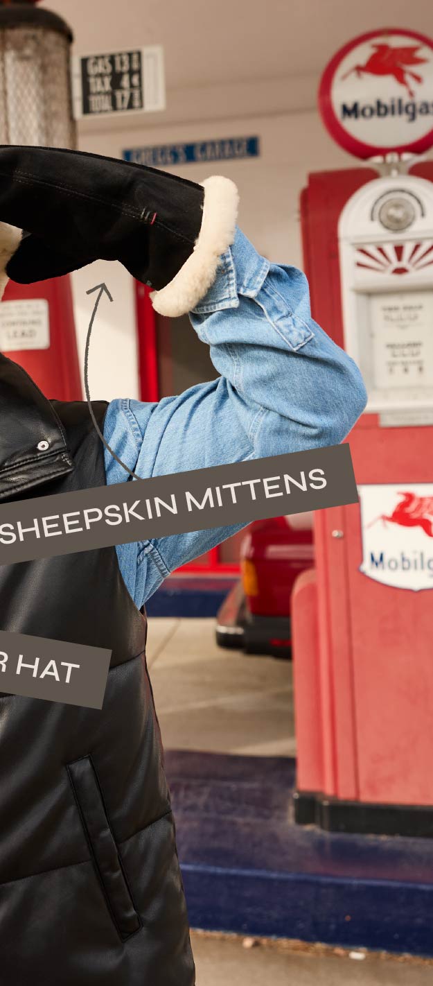 Sheepskin Mittens
