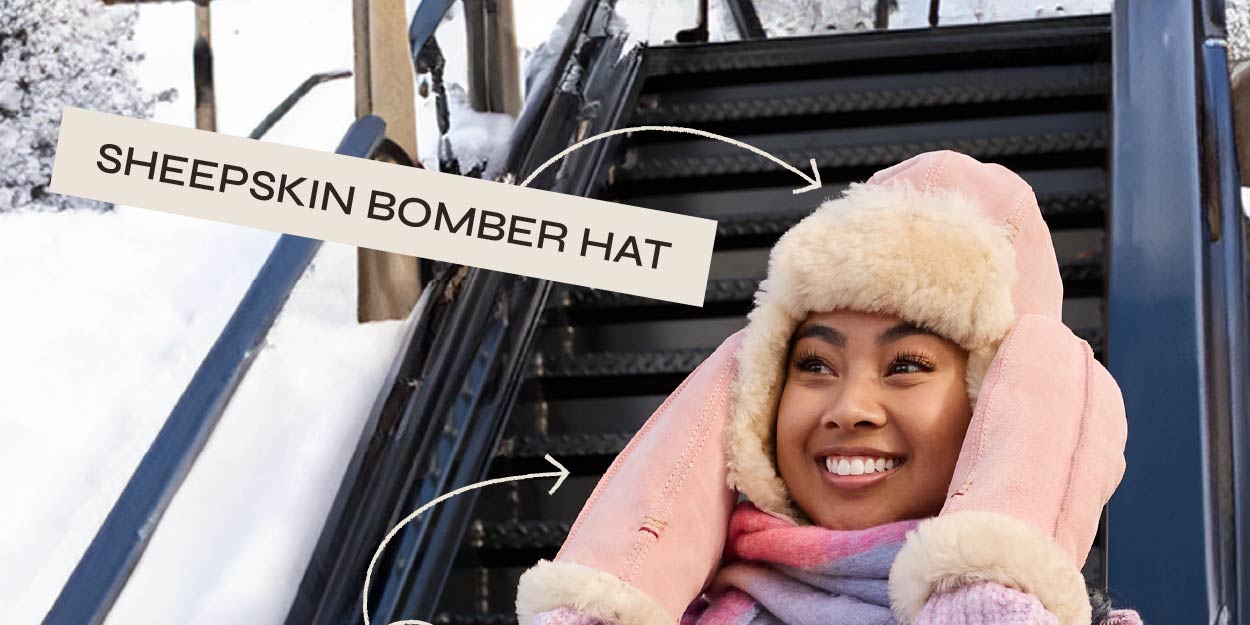 Sheepskin Bomber Hat