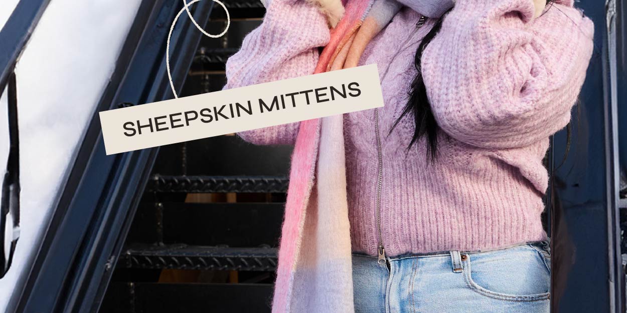 Sheepskin Mittens