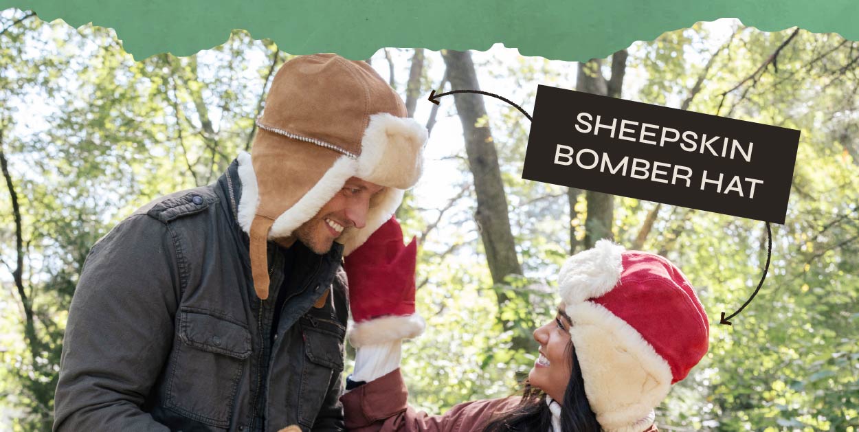 Sheepskin Bomber Hat