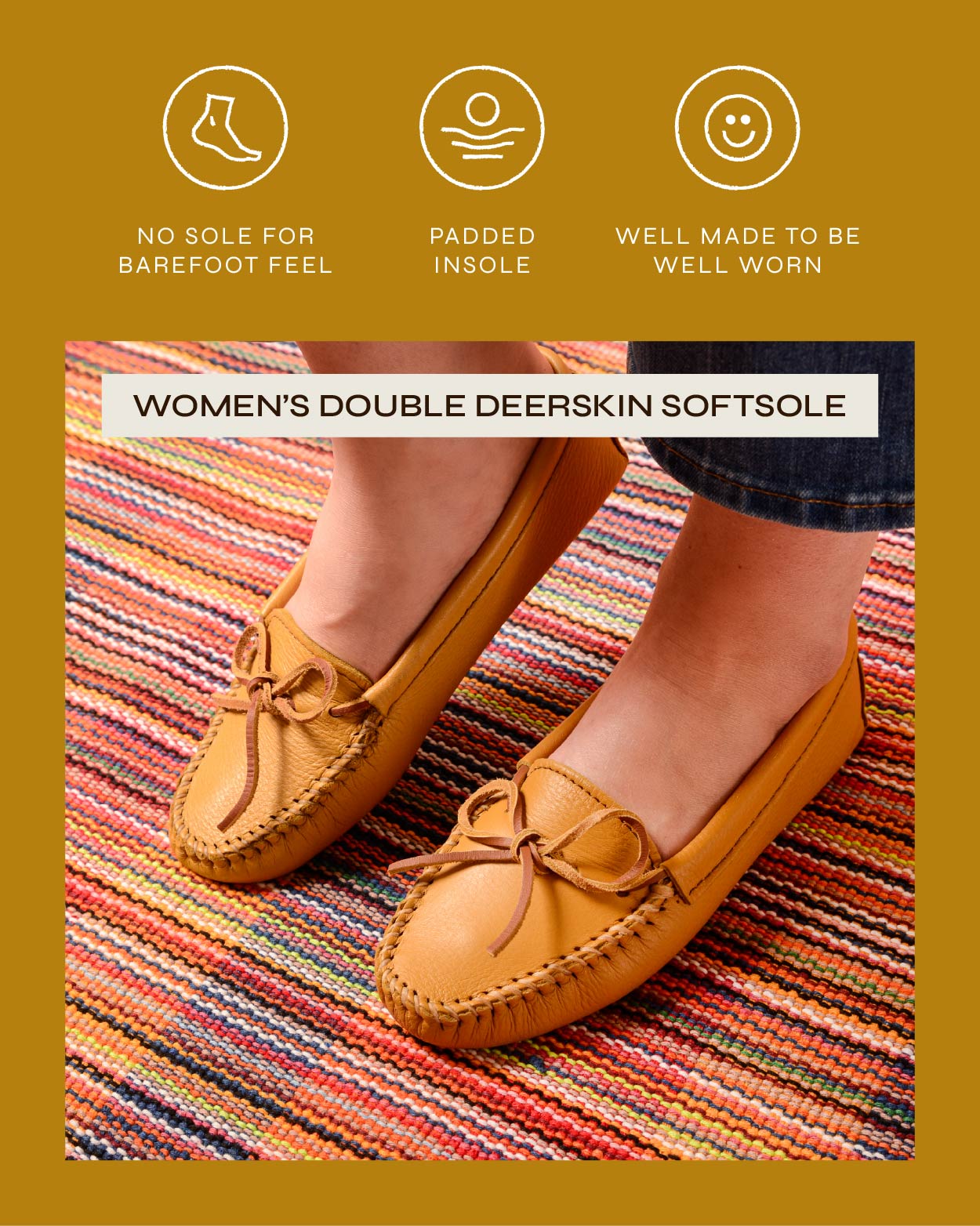 Double Deerskin Softsole