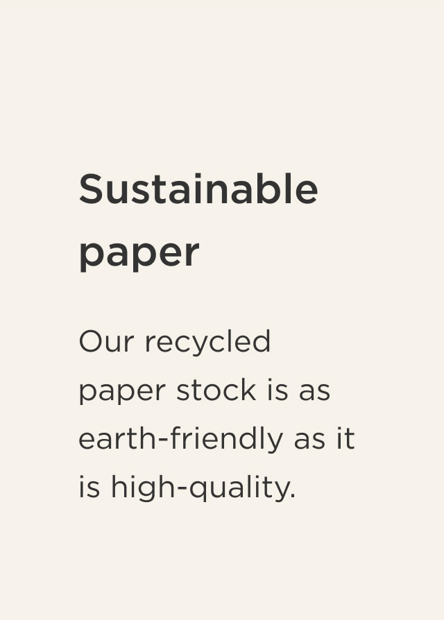 Sustatinable Paper