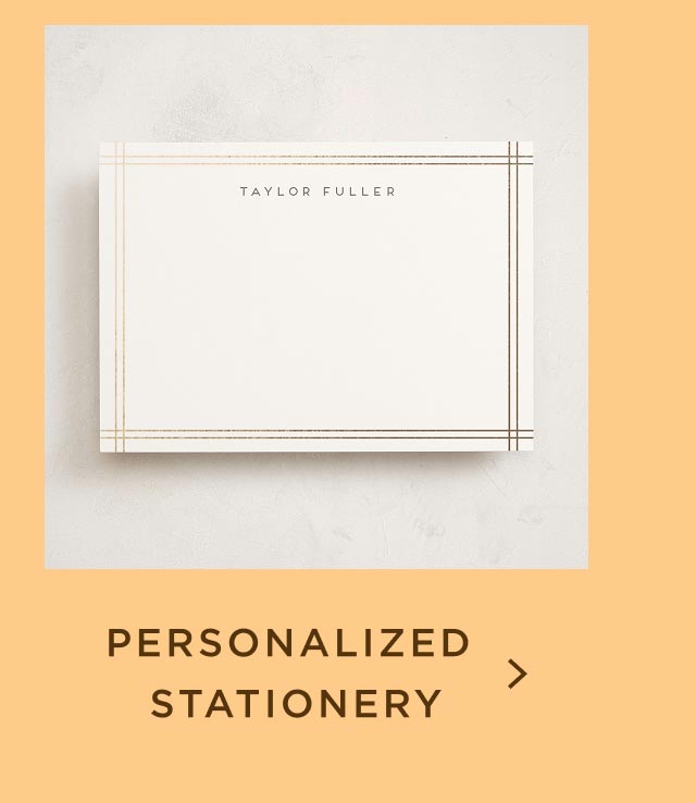 Personalized Stationery