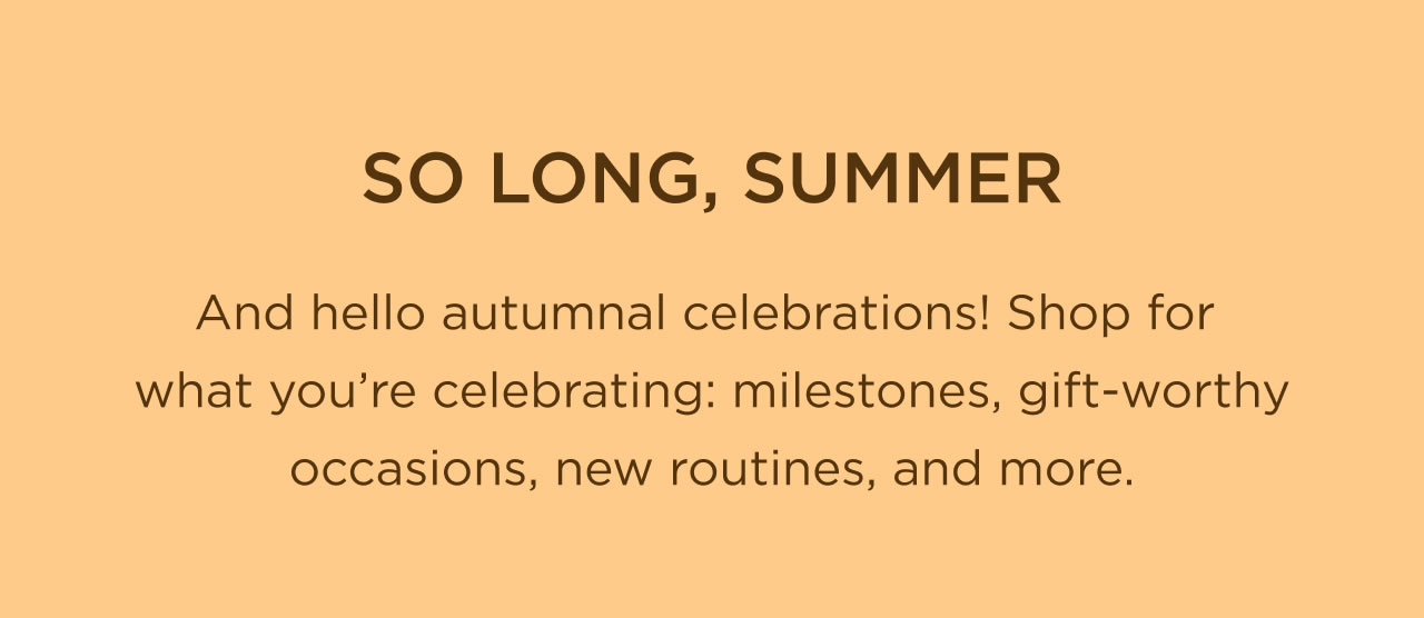 So Long, Summer