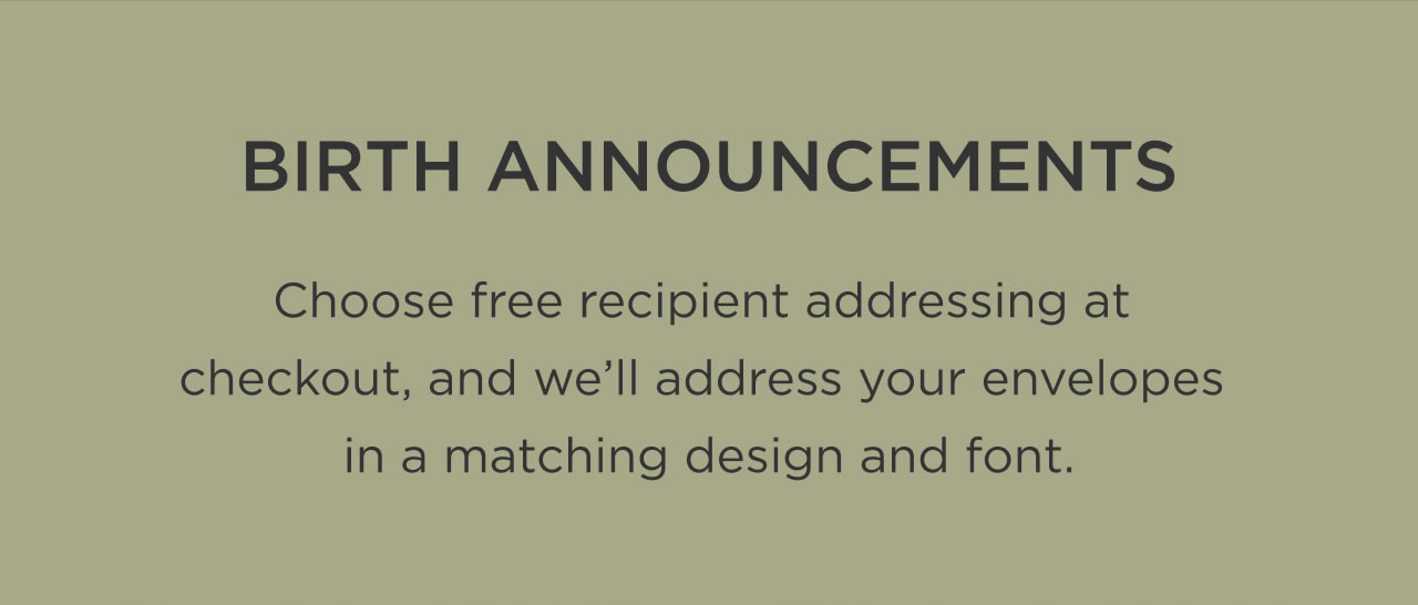 Birth Announcements