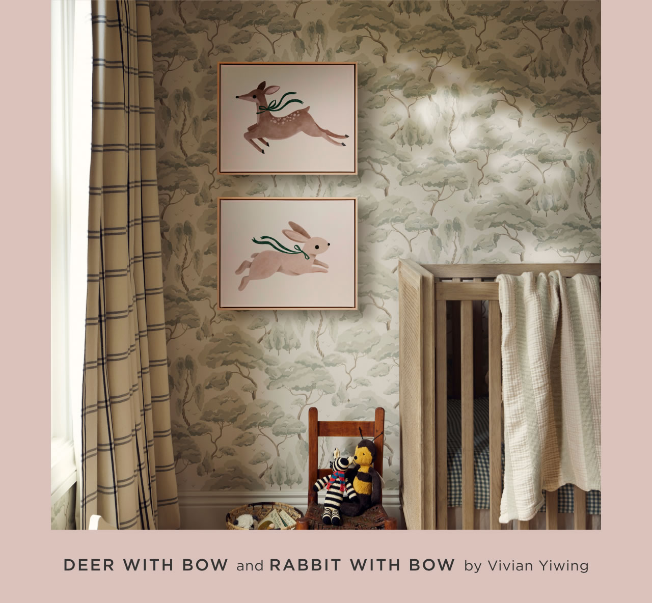 Deer with Bow, Rabbit with Bow