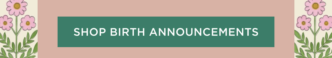 Shop Birth Announcements