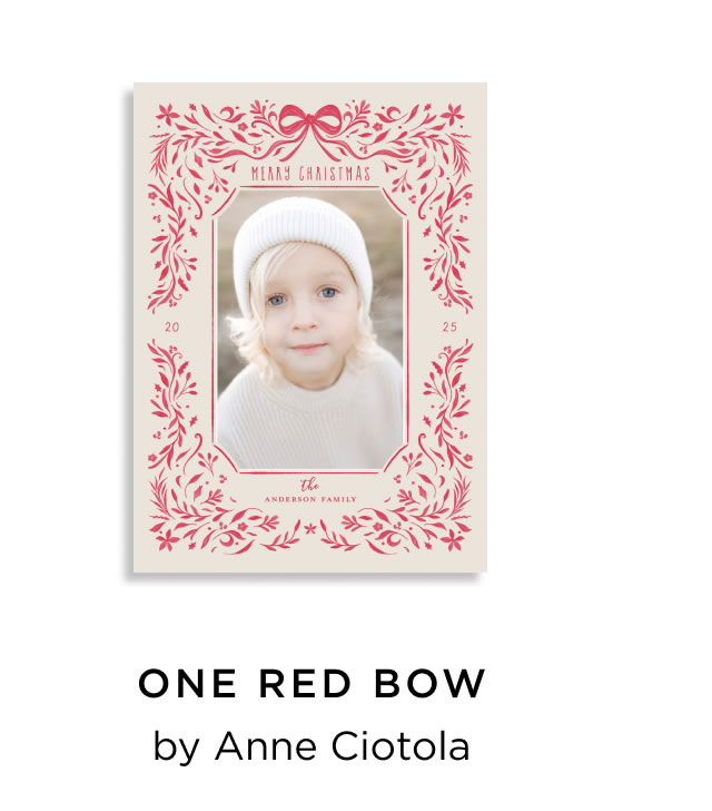 One Red Bow