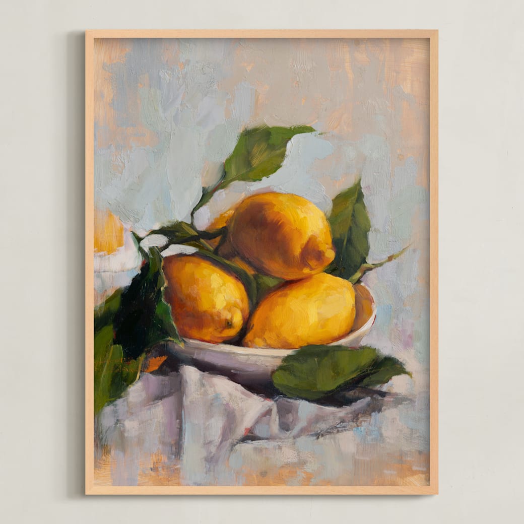 Bowl Of Lemons Limited Edition Fine Art Print 2 by Wendy Keller | Minted