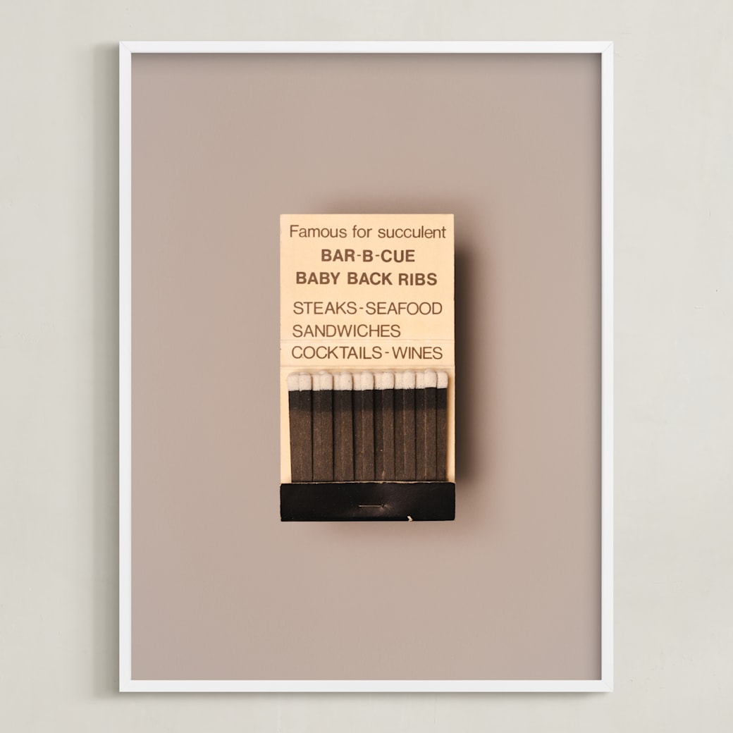 Famous Food Black Limited Edition Fine Art Print 2 by Andrew McClintock | Minted