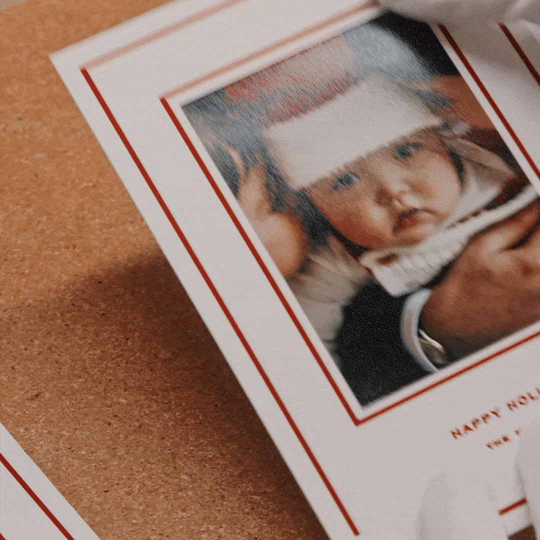 Photo Mount Holiday Cards