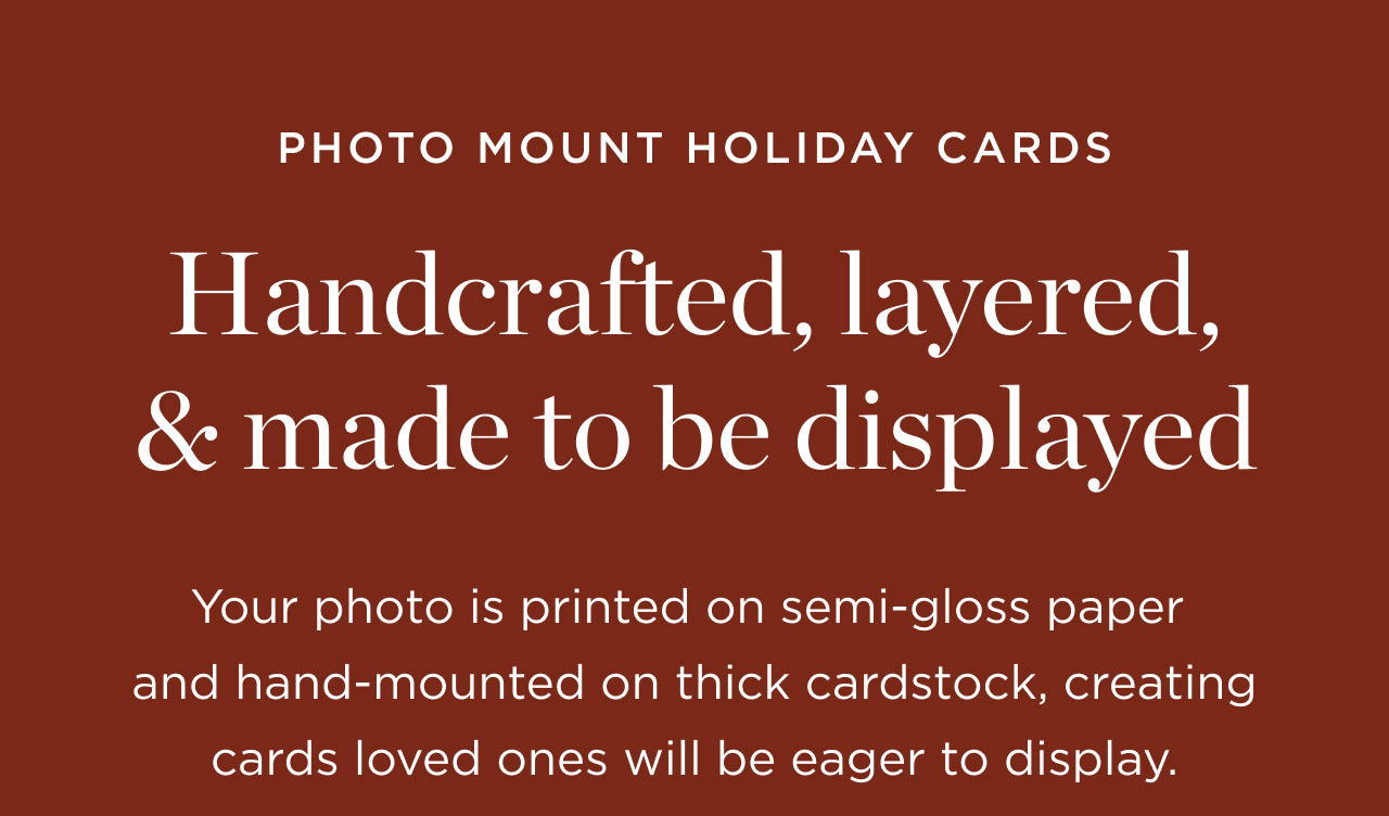 Handcrafted, Layered & Made To Be Displayed