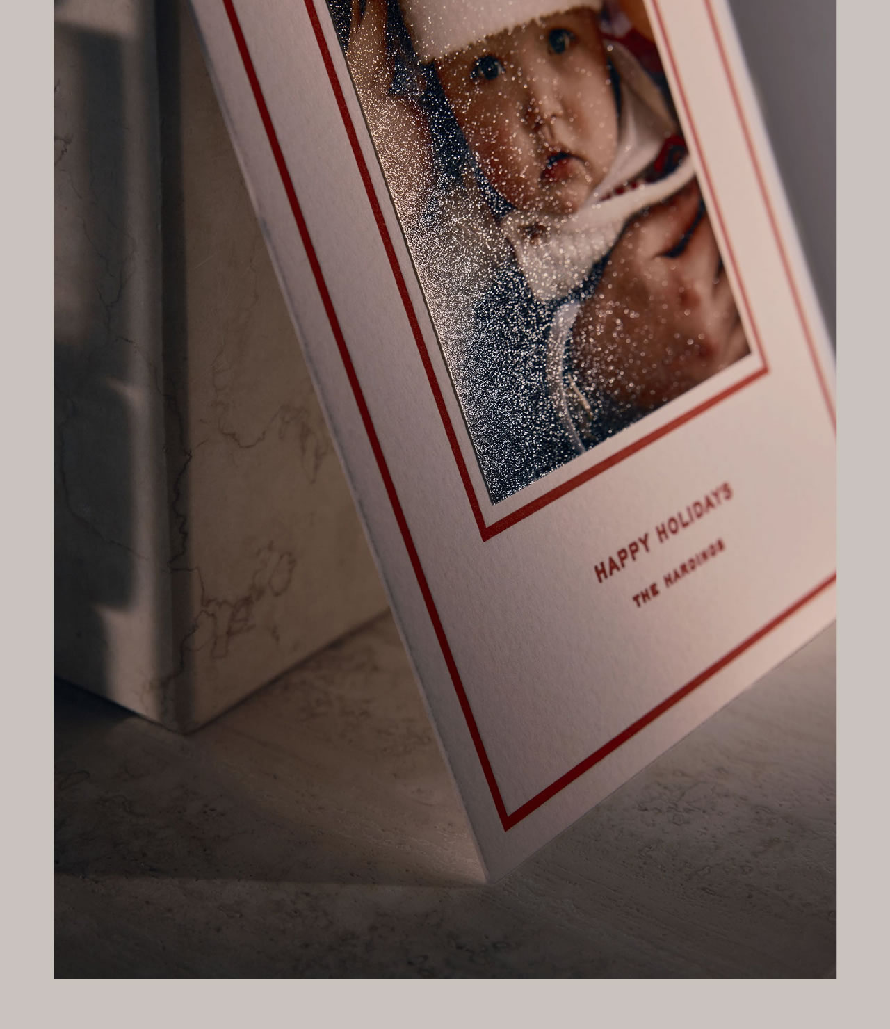 Photo Mount Holiday Card