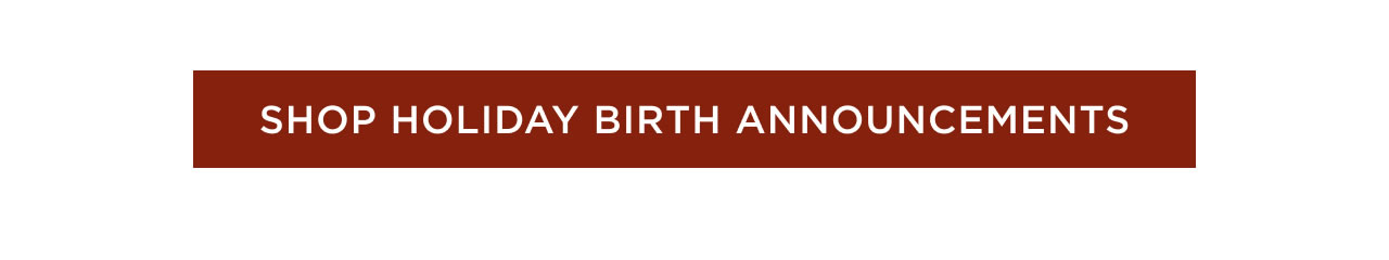 Shop Holiday Birth Announcements