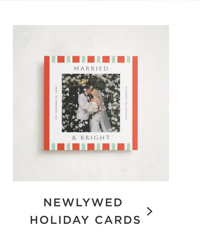 Newlywed Holiday Cards