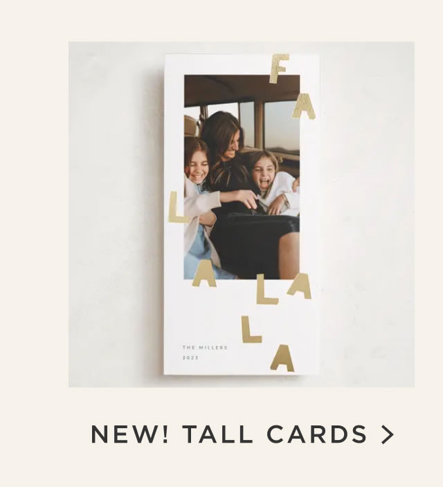New! Tall Cards