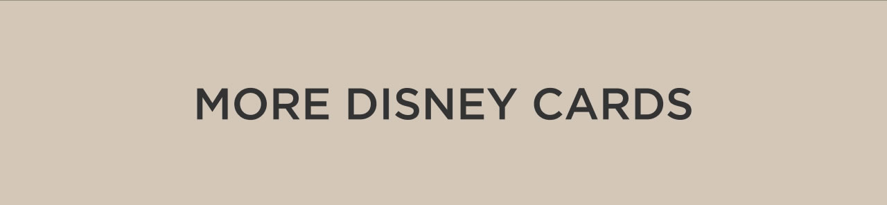 More Disney Cards